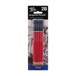 MONT MARTE GRAPHITE PENCILS 2B 10Pieces